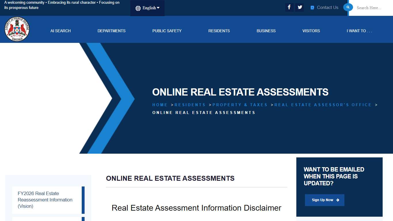 Online Real Estate Assessments
