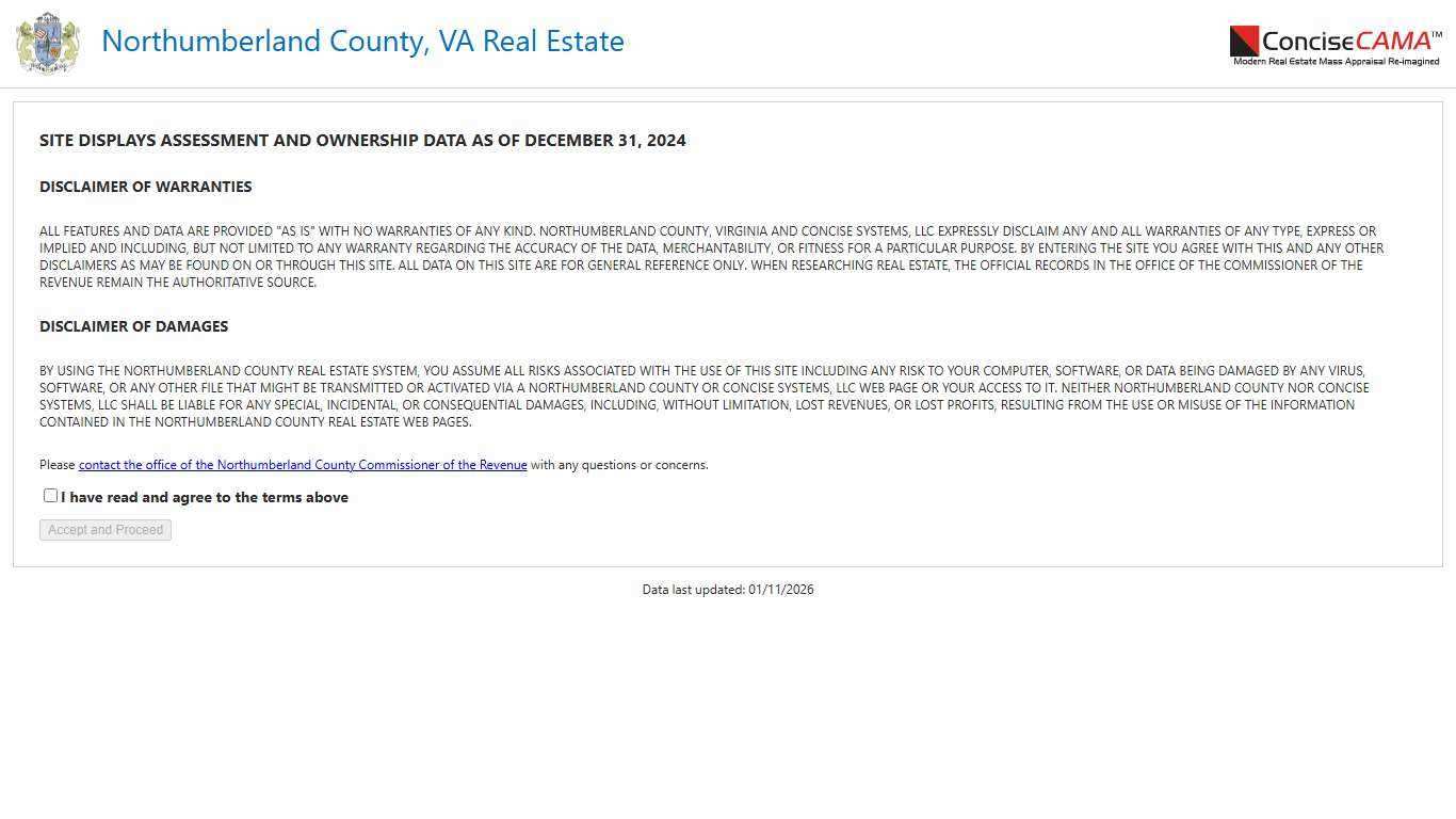 Northumberland County, VA - Official Real Estate Data