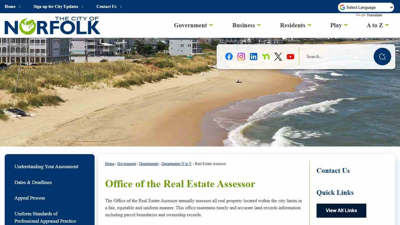 Office of the Real Estate Assessor | City of Norfolk, Virginia - Official Website