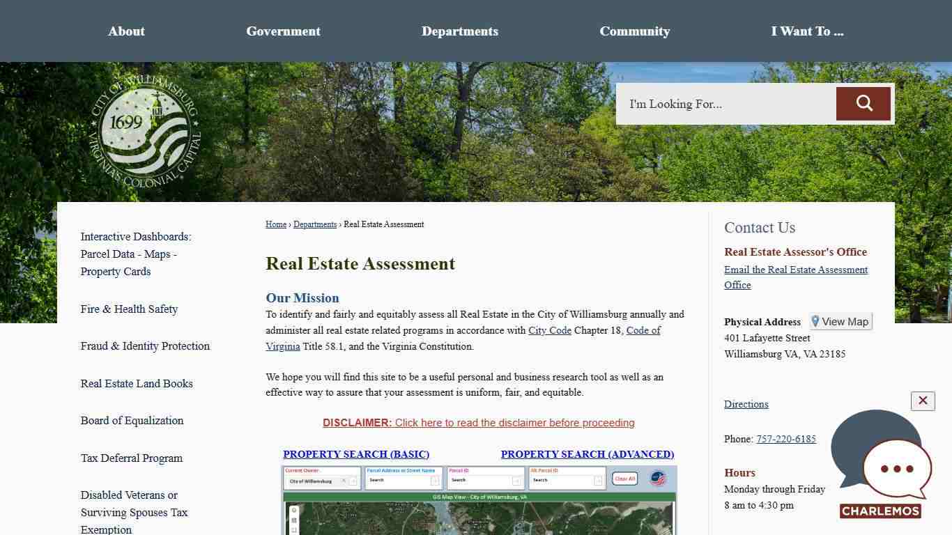 Real Estate Assessment | Williamsburg, VA