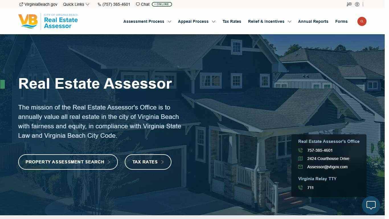 Real Estate Assessor | City of Virginia Beach